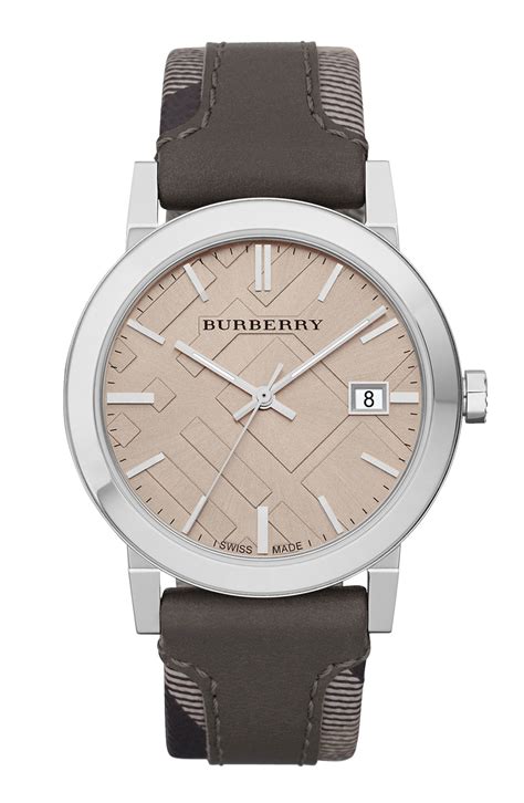 Burberry check watch 